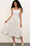 Women's Strappy Polka Dot Dress 2611 - White - 2