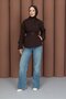 Short Belted Stylish Trench Coat Brown - 3