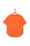 Women's Oversize Loose T-Shirt - Sleeves and Hem Seamless, Soft Fabric - 2