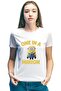 Unisex Printed Design T-Shirt (One In A Minion)| Round Neck Regular Fit T-shirt - 4