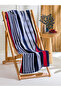 Özmarka New Season Stripe Patterned Men's Beach Towel 70X150 cm