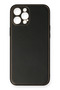 Ilkeshop New iPhone 12 Pro Case Coco Leather Silicone Cover (140224) - Black