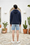 Unisex Zip-Up Hoodie Oversize Cardigan Zip up Hoodie - 5
