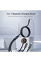 Trivolt 3-in-1 Fast Charging Cable 100W, USB-C to USB-C, 20W Lightning & 2.5W Apple Watch Magnetic Charger 1.2M - Black - 2