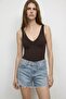 26Katl01075 Women's Blouse with Straps - 4