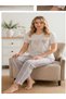 Women's Pajama Set Ribbon Heart - 4