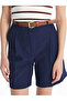 Comfortable Fit Women's Shorts with Waist Belt - 3
