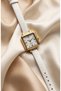 Women's Watch Gold Color Square Case White Leather Band Dial Vintage Old Money Elegant Stylish Women's Wristwatch Roman Numeral |   Premium Limited Edition 2026 - 5