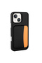iPhone 14 Compatible Case with Card Holder and Business Card Compartment X-Kart Silicone Cover T40473 - Brown - 5