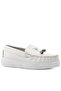 Rakerplus white skin extra light children's moccasin shoes