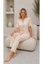 Yazlik Karyoka Stitched Short Sleeve Women's Pajama Set - 3
