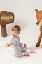 Baby Natural Modal Cotton Newborn Cuffed Bottoms L Forest - 5
