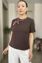 Collar Chain Scarf Accessory Design T-Shirt - 4