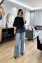 Asymmetrical Lace Layered Blouse Black - 3