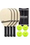 Pickleball Set (4 Rackets + 4 Balls + Bag)
