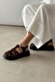 Parma Brown Genuine Leather Sandals - 3