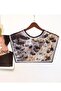 Shoe Basket Stamped Leopard Patterned Tie-Up Modern Women's Shoulder Shawl - 4