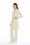 Modest - Tesettür Tekniker,Teknisyen Forması Lycra Scrubs (Compliant with New Regulation - Moth) (Set) - 7