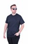 Men's Large Size Crew Neck T-Shirt Excuses 26130 Navy Blue