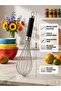 Stainless Steel Egg Beater Sauce Cream Whisk Sauce Mixer with Handle 40 cm