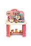 Kids Kitchen Play Set with Cooking Accessories – Pretend Play Cooking Station for Children, Toy Kitchen Set with Utensils, Sink, Food Accessories & Storage Shelf, Educational Role Play Toy. - 2