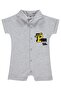 Batman Printed 6-18 Months Jumpsuit - Gray