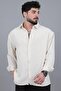 Summer Long Sleeve Linen Shirt Spr 16223_40428 - 3