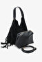 Tinela Women's Daily Bag - Black Suede - 3