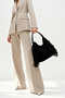 Tinela Women's Daily Bag - Black Suede - 5