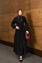 Summer Eyelet Embroidery Modest Set with Stone-Detail Long Skirt - 2
