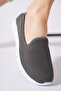 Benny Düz Anorak Women's Orthopedic Ballet Flats Smoked - White - 5