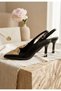 Women's Heeled Shoes Black Patent Leather Classic Stylish Bonwe - 8