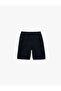 Basic Shorts with Flap Pockets and Elastic Waistband - 4