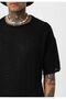 Black Oversize Knitwear Sweater - 6