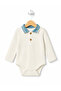100% Cotton Polo Collar Long Sleeve Baby Bodysuit