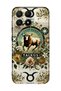 Xiaomi 17 Compatible Taurus Patterned Transparent Phone Case