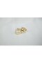 Kp422 Flat Model Ring Gold Earring (Inner Diameter 13mm) - 2