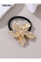 Pack of 3 - Golden Flower Hair Tie - 5