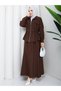 Pocket Tunnel Detailed Jacket & Skirt Hijab Set Rc9046 - 5