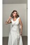Chiffon Shawl Midi Dress - 2