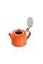 Chai Orange Teapot with Strainer 600 Cc - 2