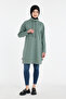Women's Daily Oversize High-Necked Hijab Sweat Tunic - 5