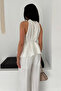 Women's Belt Detailed Casual Lined Suit - 5