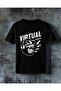 Vr Gorilla Technology Printed Oversize T-Shirt