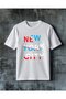 New You Motivation Printed Oversized T-Shirt