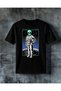 Alien Astronaut Space Printed Oversize T-Shirt
