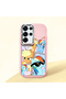 Pink Silicone Case with Shock-Absorbing Camera Protections Compatible with Samsung Galaxy S25 Ultra
