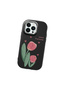 Black Silicone Case Compatible with iPhone 14 Pro Max with Shock-Absorbing Camera Protections - 3