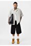 Striped Oversize Short Sleeve Shirt - 2