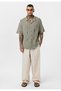 Oversize Perforated Knitwear Shirt - 3